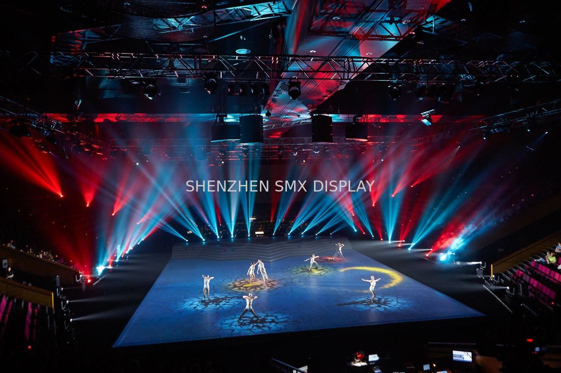 Holographic Display Interactive Floor Projection System 