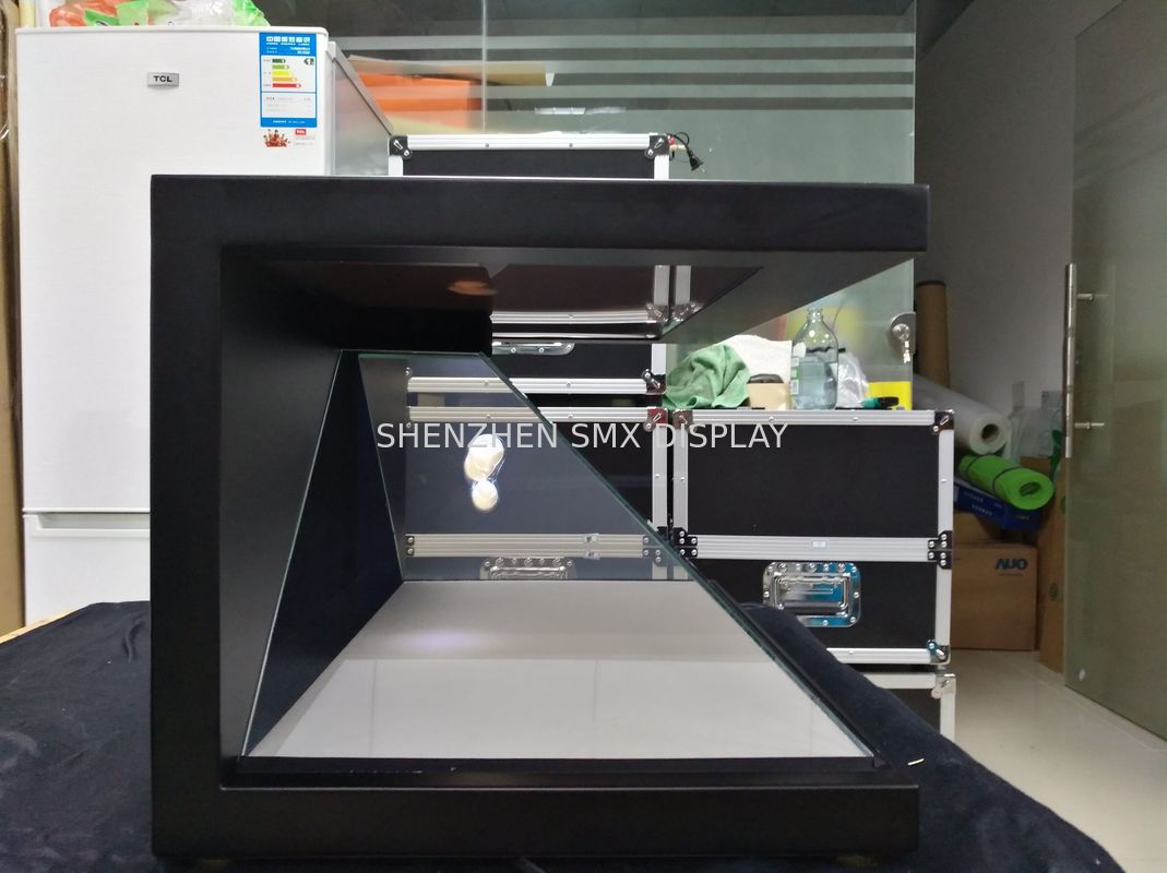 HD 1080P 32 Inch 3D Advertising Holographic Pyramid Diy For Watches, Toys Display