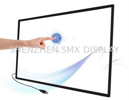 USB Infrared IR  55 '' Multi Touch Screen Frame for TV / Monitor Screen / Projection Surface