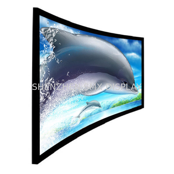 180 or 360 degree Immersive 3D Curved Projection Screen for Home Cinema