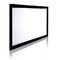 92" Fixed projector Screen For Home Cinema , Flexible White / Grey Fabric