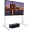16/9 250" Outdoor & Indoor fast fold rear projection screen , quick fold screen
