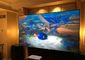 100 Inch Fixed Frame Screen Black Diamond Projector Panel 170° View Angle Durable