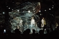 Holographic Stage Transparent Hologram Screen Polyamide For Live Projection