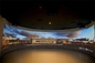360° Curved Projection Screens 3.6mm Height Retractable For Cinema Simulation