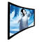 High Contrast  Curved Rear Projection Screen ,  Fixed Projection Screen OEM ODM