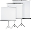 178x178cm Tripod Stand Projection Screen Fiberglass Matte White 1.0 Gain