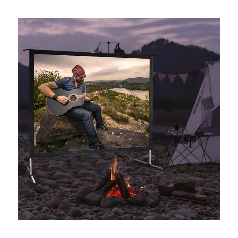 180 Inch HD Fast Fold Rear Projection Projector Screen Outdoor For ...