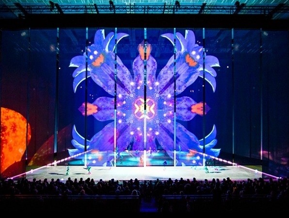 Polyamide Hologram Screen with 78% Transparency