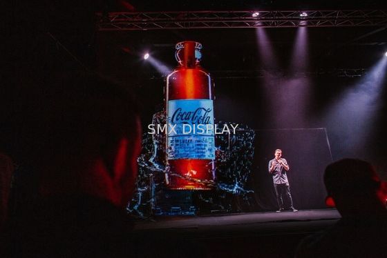 Quality Transparent Pepperscrim 3D Hologram Screen Hologauze For Stage See Through factory