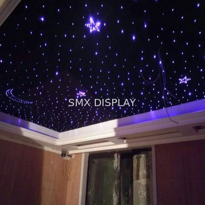 Quality RF Remote RGB Lights Fiber Optic Star Ceiling Panels Polyester Fiberboard For Home Cinema factory