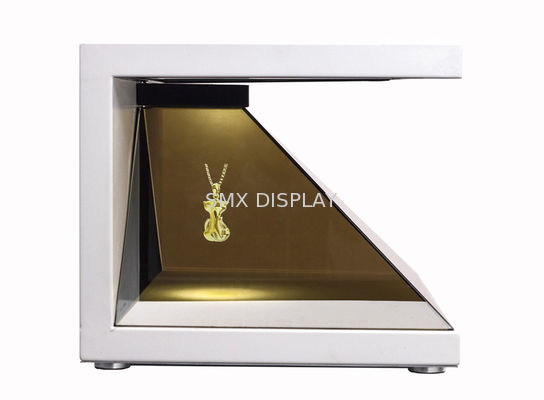quality Tempered 3D Hologram Showcase 1 Year Warranty With LCD AD Player factory