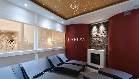 Quality Decoration Fiber Optic Star Ceiling Panels Polyester Fiberboard RGB Color Remote Control factory
