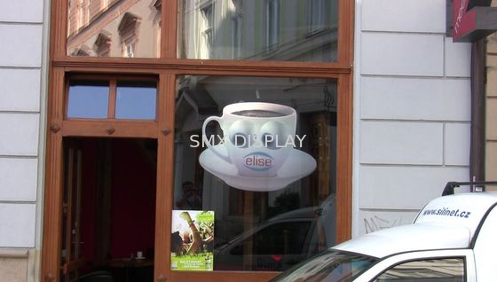 Quality 100um Transparent Rear Projection Film Holographic Screen Film For Shop Window factory