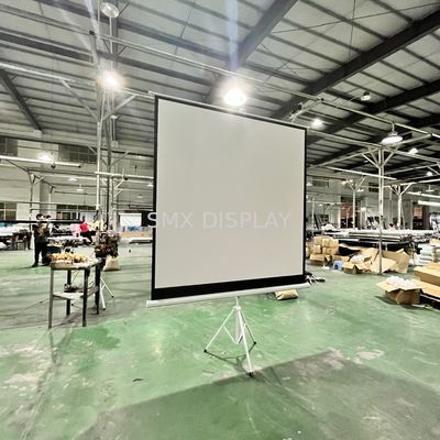 Quality 4:3 Tripod Projector Screen Front With Stand 120 Inch Lightweight factory