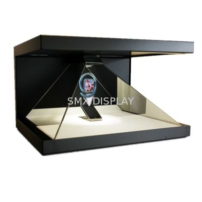 Quality 3D Hologram Showcase Holographic Pyramid 22inch Box Full HD Resolution factory