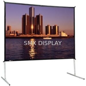 Quality Portable Projector Fast Fold Screens / Movie Presentation Rear Projection Screen factory