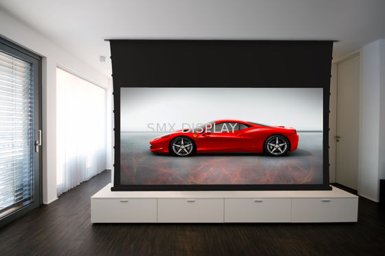 Quality Motorized Tab Tensioned Projector Screen 100" / Home Cinema Screen factory