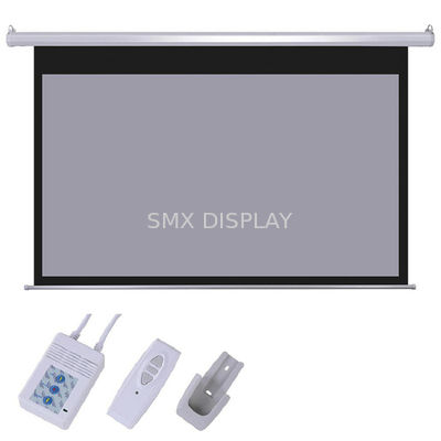 Quality Electric Motor Projector Screen 120 Inch High Gain Fabric Electric factory