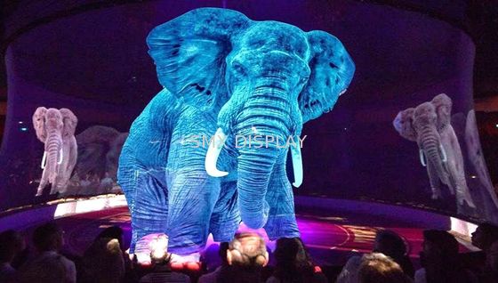 Quality Projector Transparent Hologram Screen Holograohic Projection Scrim For Stage Show factory