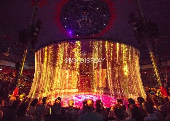 Polyamide 3D Holographic Projection Scrim Holo Gauze for Performance