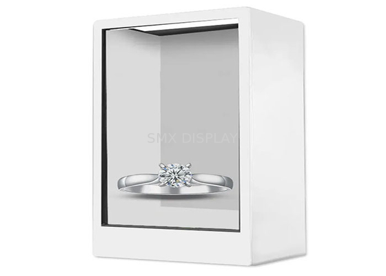 55 Inch Touch Screen 3D Holographic Display Box Vertical Transparent LCD Showcase