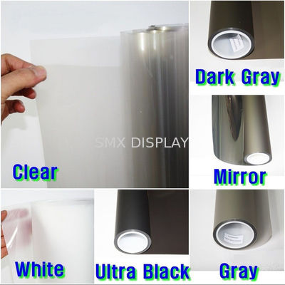 A4 Self-Adhesive Holographic Rear Projection Screen Film - High Contrast, Ceiling/Wall Mountable, 5 Year Warranty