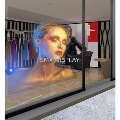 Quality 3D Rear Projection Film Gray Clear Holographic Film Creat Virtual Hologram Window Shop factory