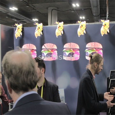 Quality PC Aluminum LED Fan 3D Holographic / 3D Hologram Projector Ith 175 View Angle factory