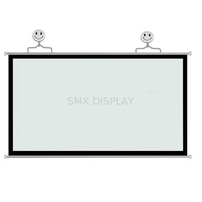 Quality Simple Hanging Up HD Home Warp Knitting Projection Screen 16:9 60'' To 120" Inch factory