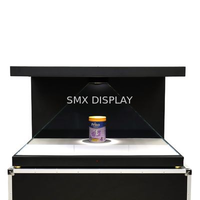 Quality 55'' Pyramid Holographic Showcase Combine A Physical Product With 3D Holographic Content factory