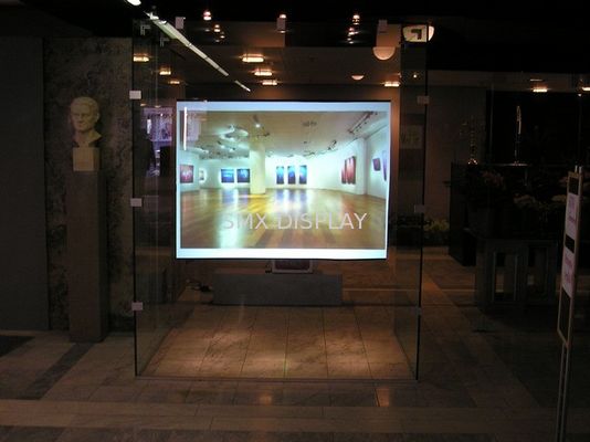 Transparent Holographic Rear Projection Film Hologram Display For Shop ...