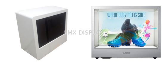 Quality 22" Transparent Lcd 3D Holographic Display Box Advertising Player For Retail Shops factory