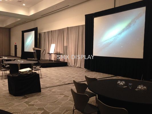 Front And Rear Projection 180 Inch 16:9 Ratio Dual Vision Front & Rear Projection Fast Fold ...