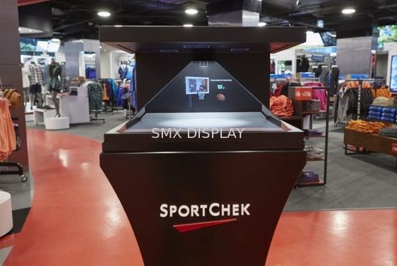 quality 42" 270° Hologram Pyramid Showcase 3D HoloBox Advertising Player CE RoHS Certificated factory