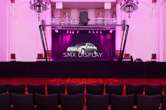 Quality 3D Holographic Video Projector 5x30m Transparent Musion Holographic Eyeliner Foil factory