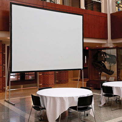 Quality 200inch 16:9 Front And Rear Fast Fold Projection Screen Portable Outdoor Projector Screen factory