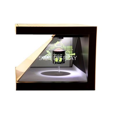 Quality 270 Degree 22'' Pyramid 3D Holographic Display Showcase For Museum Exhibition Decoration factory