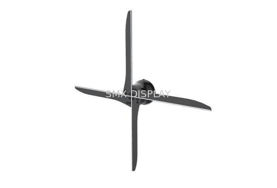 Quality 612 x 612 Resolution  Hologram Player , 4 Blades LED Advertising Display factory