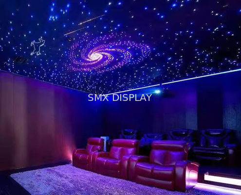 quality 600*600mm/600*1200mm Size Fiber Optic Star Ceilings Made of Polyester Fiberboard Panel factory