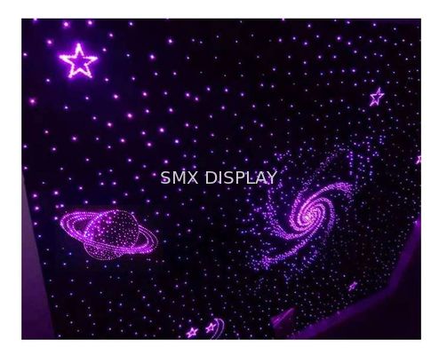 quality High CRI Ra 85 Star Ceiling Panels with Intergrated Small RGB Light Unit and RGB Emitting Color factory