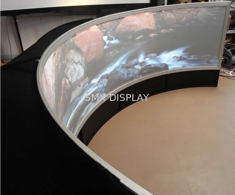 Dome Cinema Curved Projection Screen , 4K Woven Fabric Circular Projection Screen