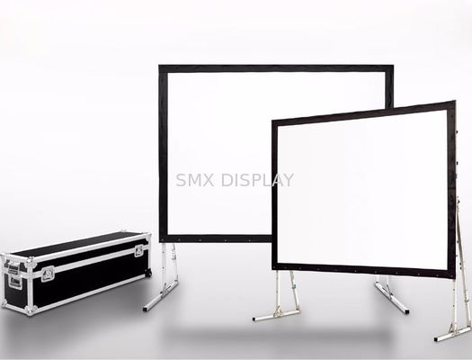 quality Format Customized Fast Fold Projection Screen One Year Warranty For Conference factory
