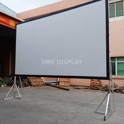 quality 16:9 300inch Fast Fold Heavy-duty Rear&front Projection Screen With Full Dress Kit And A Fly Case factory