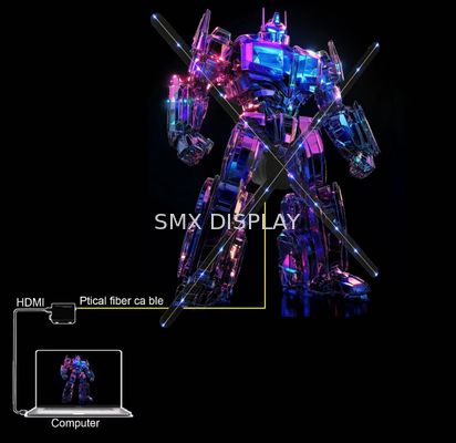 Quality 65cm Innovative 3D Projector Hologram Fan With HDMI Input for Enhanced Advertising factory