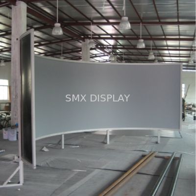 180 270 270 360 Degree Curved Fixed Frame Projector Screen Meeting Room ...
