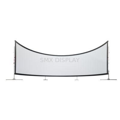 quality Curved Mapping Projection Screen 3D Interactive Wall 180°  270° Arc Projector for Museum Exhibition factory