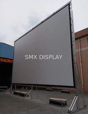 Big Screen Rear View Large Fast Fold Projector Screen - Portable Front/Rear Projection for ...