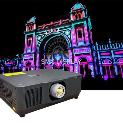 Quality Low Noise 15000 Lumens Engineering Laser Projector For Indoor Museum 3D Installation factory