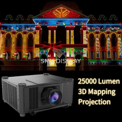 Quality 25000 Lumens Dual-Color Laser Projector with WUXGA Resolution for 3D Mapping in Large Venues factory